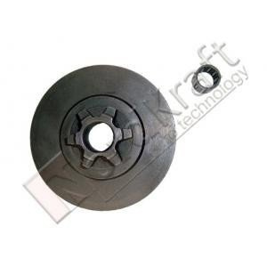 Bęben (kosz) sprzęgła z zębatką stałą T38 plus łożysko do pilarki spalinowej Kod: CZPIL-0068