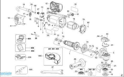 DeWALT Części zamienne do D28111.