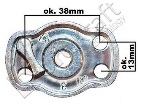 Zabierak metalowy T26 (na podstawce) do kosy spalinowej Kod: CZKOS-0203