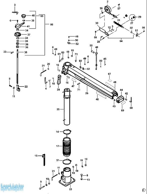 DeWALT Części zamienne do DW729KN.