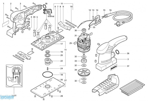 Części zamienne do SR 10-23 Intec.