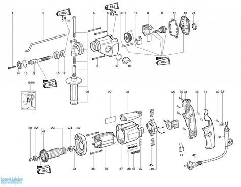 Części zamienne do SBE 750.
