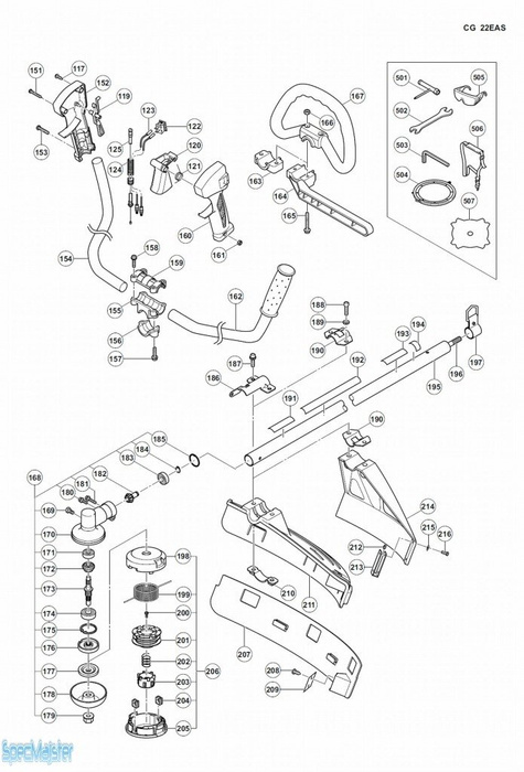 HITACHI Części zamienne do CG22EAS(SP).