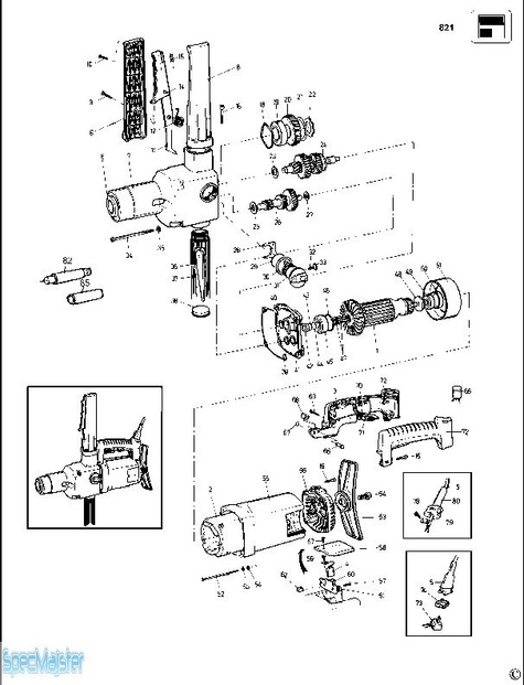 DeWALT Części zamienne do DW152.