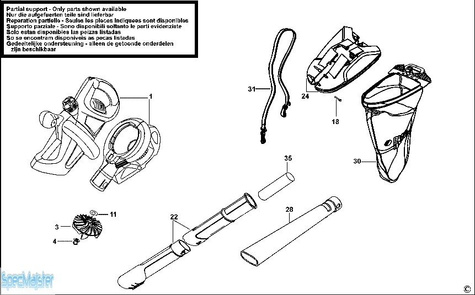 BLACK&DECKER Części zamienne do GW2610V.