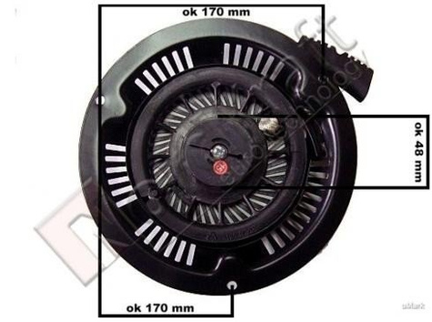 Szarpak, rozrusznik, starter T2 do kosiarki spalinowej Kod: CZKSI-0012
