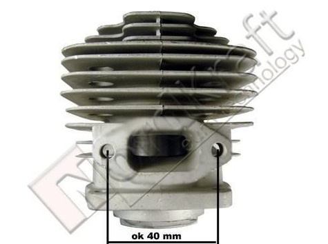 Cylinder pod tłok Ø44mm z dwoma uszczelkami do kosy spalinowej Kod: CZKOS-0003