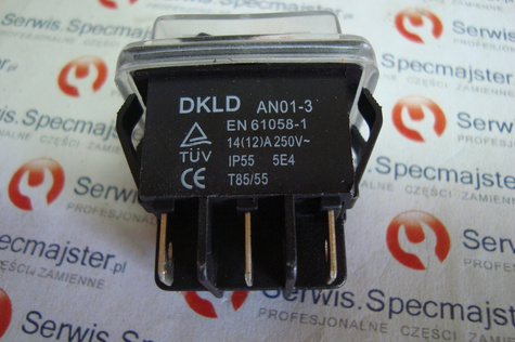DEDRA Część zamienna do A063030- Włącznik dwuzakresowy JIABEN KND2/ DKLD AN01-3 (PRODUKT WYCOFANY)