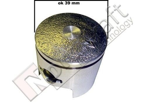 Tłok Ø39mm kompletny (37,2CC) do pilarki spalinowej Kod: CZPIL-0072