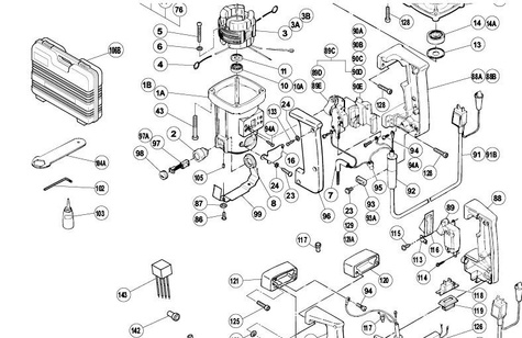 HITACHI Części zamienne do PR-38E