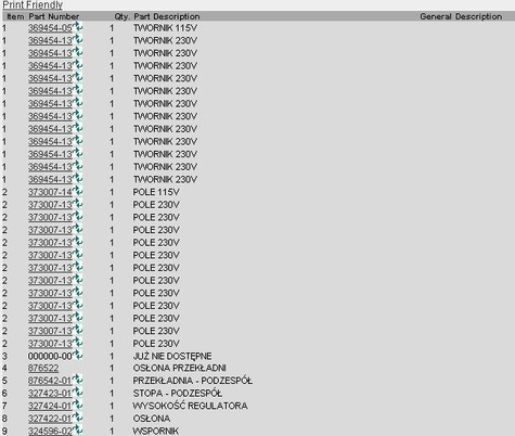 DeWALT Części zamienne do DW62.