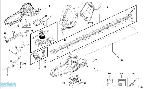 BLACK&DECKER Części zamienne do GT6030.