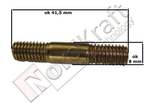 Szpilka, śruba prowadnicy do pilarki spalinowej Kod: CZPIL-0077