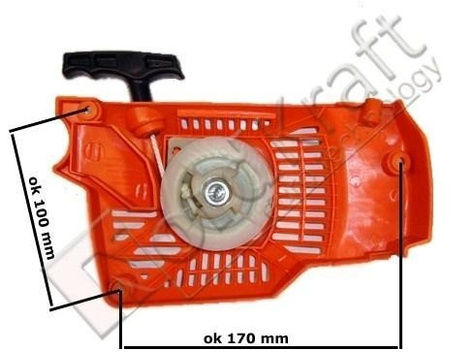 Szarpak, rozrusznik, starter twardy rozruch T38 do pilarki spalinowej Kod: CZPIL-0064