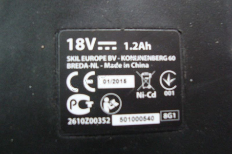 SKIL Część zamienna do 1003-Akumulator Nr.652 Kod:2 610 Z00 352 (Produkt Wycofany)