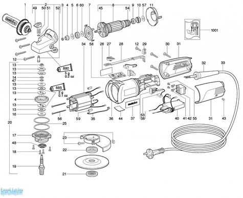 Części zamienne do WE 14-150 Plus.