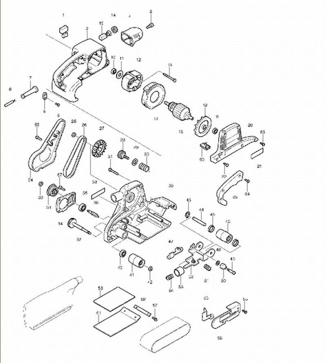 MAKITA Części zamienne do 9903