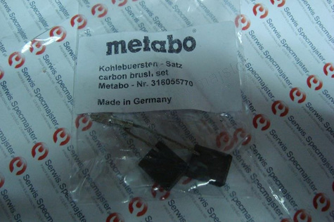 METABO Część zamienna do WEV 15-125 Quick- Szczotki Węglowe Kpl. nr.58 Kod: 316055770