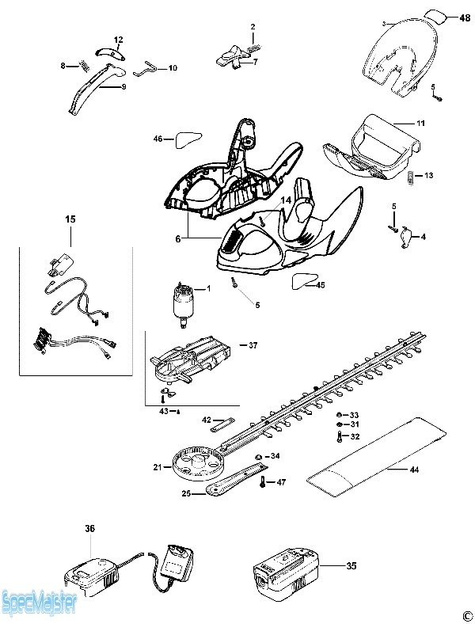 BLACK&DECKER Części zamienne do GTC610.