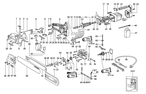 METABO Części zamienne do KT 1441.