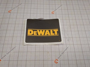 DeWALT Część zamienna do D25013K- Etykieta Towarowa nr.105 Kod: 1005767-00 (Produkt Wycofany)