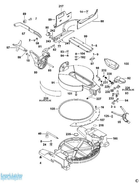 DeWALT Części zamienne do DW713.