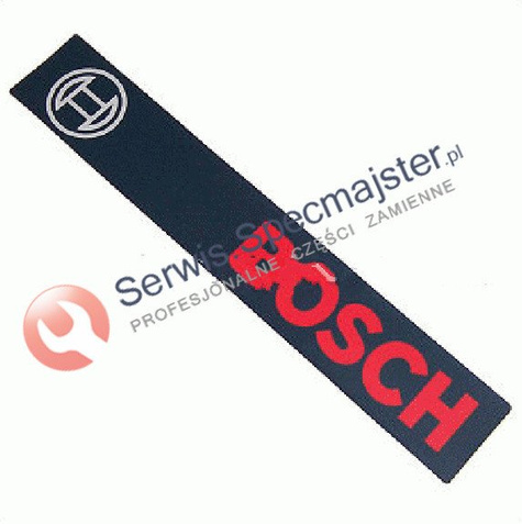 BOSCH Część zamienna do Stół pilarski 4000- ETYKIETA nr.9 Kod: 2 610 997 806