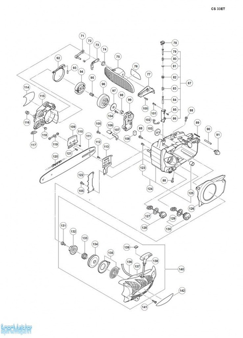 HITACHI Części zamienne do CS33ET-NB.