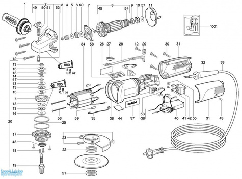 Części zamienne do WE 14-125 Plus.