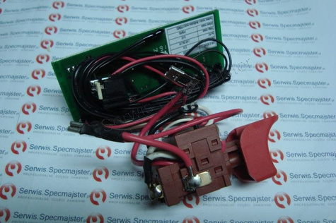 BOSCH Część zamienna do UNEO- Włącznik + Elektronika nr. 4 Kod: 2 607 202 034 (zam. 2 609 004 139 )