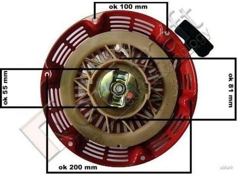 Szarpak, rozrusznik, starter GX-3 do agregatu prądotwórczego Kod: CZAGR-0022