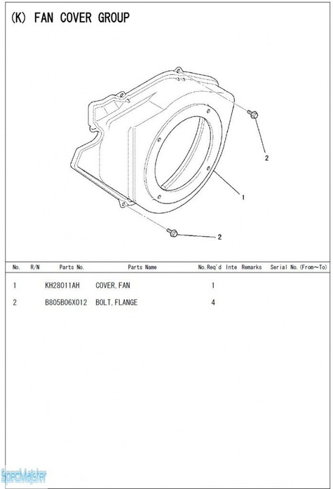 HITACHI Części zamienne do E40MA. Rozkładówka nr.2