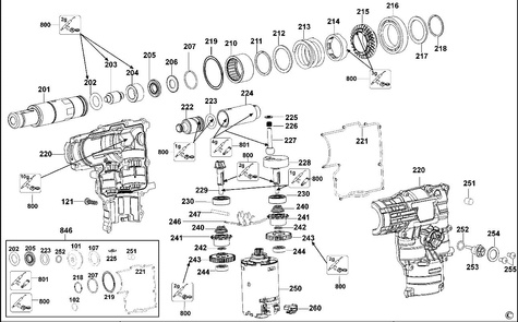 DeWALT Części zamienne do DC213