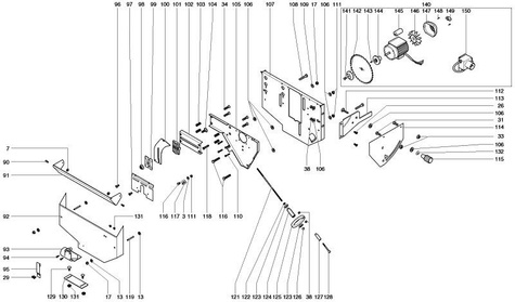 METABO Części zamienne do TKHS 315