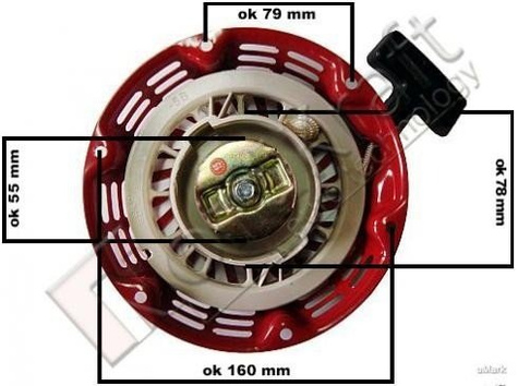 Szarpak, rozrusznik, starter GX-1a do agregatu prądotwórczego Kod: CZAGR-0020