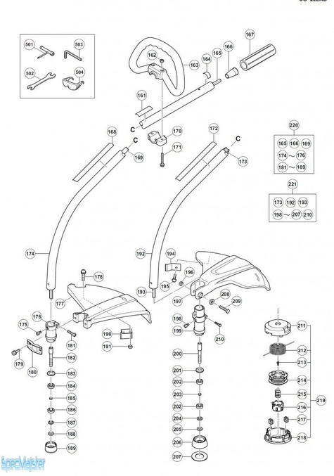 HITACHI Części zamienne do CG22EAB(LP).