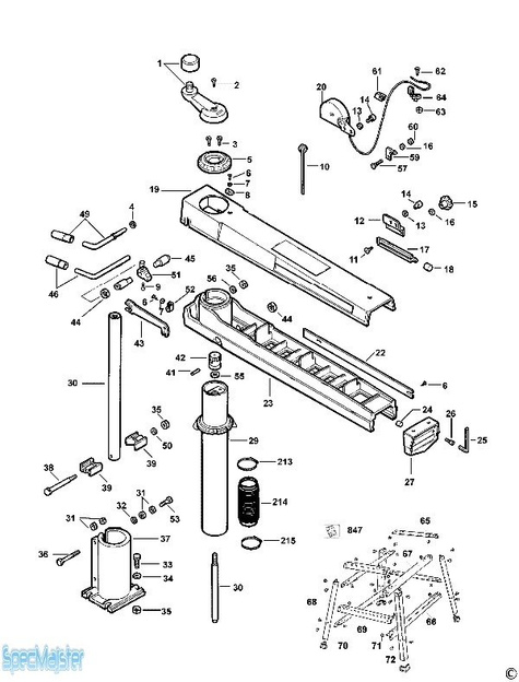 DeWALT Części zamienne do DW720K.