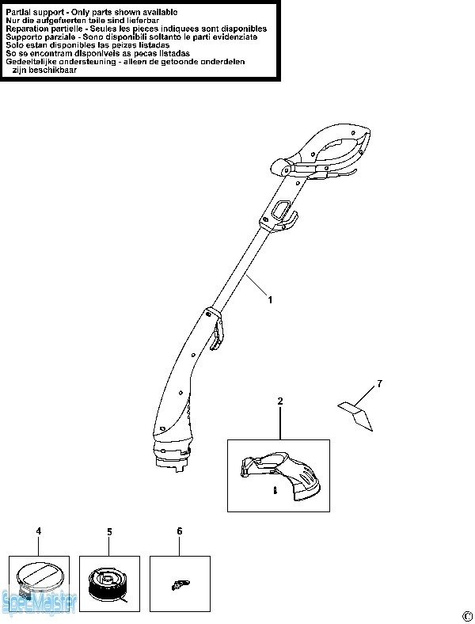 BLACK&DECKER Części zamienne do GL301.