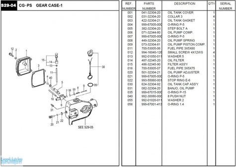 HITACHI Części zamienne do CG-HT.
