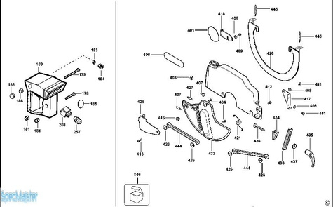 DeWALT Części zamienne do DW728KN.