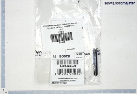 Bosch Część zamienna do GAS 25 L SFC-Sworzeń Łożyska nr.54 Kod: 1 609 203 C70