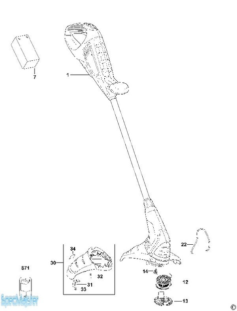 BLACK&DECKER Części zamienne do GLC13.