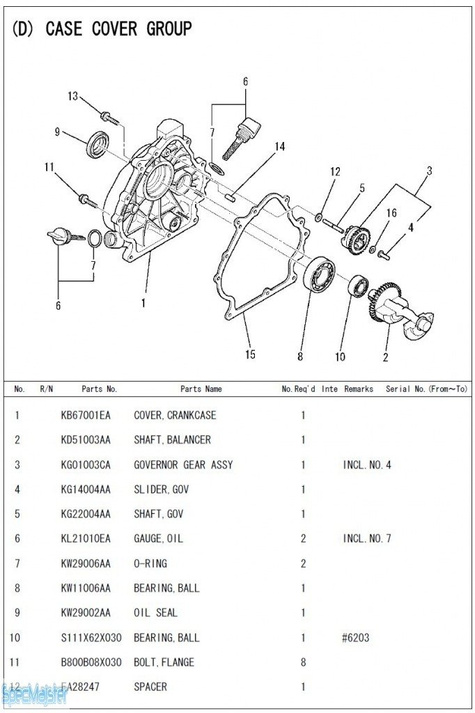 HITACHI Części zamienne do E50MA. Rozkładówka nr.2