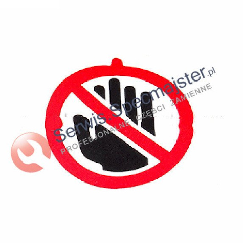 BOSCH Część zamienna do GCM 12 SD - TABLICZKA OSTRZEGAWCZA nr. 254 Kod: 2 610 911 658