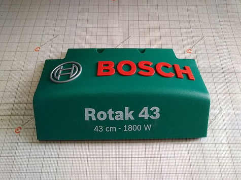 BOSCH Część zamienna do ROTAK 42 (ERGOFLEX)- Tabliczka z Logo Firmy Rotak 43 nr.452 Kod: F 016 L67 544