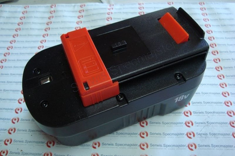 BLACK&DECKER Część Zamienna do GPC1800 - Akumulator 18V - 1.5AH nr.866 Kod:5103553-00