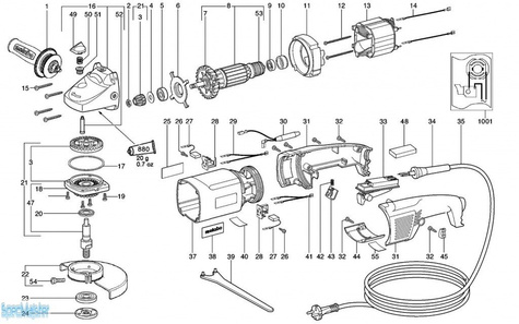 Części zamienne do W 14-150 Ergo.