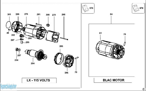 DeWALT Części zamienne do D27105.