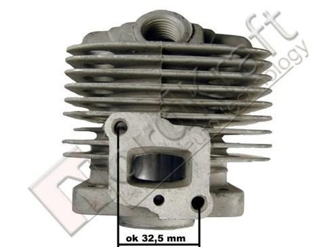 Cylinder pod tłok Ø34mm z uszczelką do kosy spalinowej Kod: CZKOS-0074