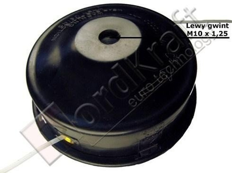 Głowica żyłkowa czarna M10 x1.25 (25 szt.) + Głowica NQE Kod: CZKOS-0183